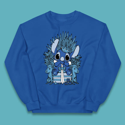 Disney Stitch Game Of Thrones Movie Parody The Throne Lilo And Stitch Kids Jumper