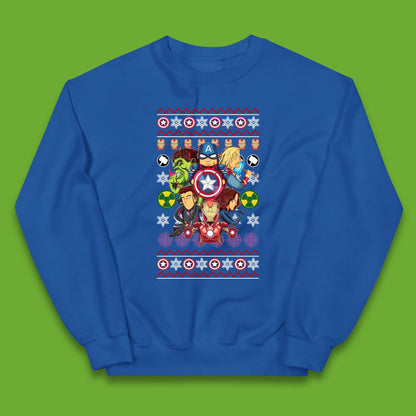 Christmas Avengers Superheroes Kids Jumper