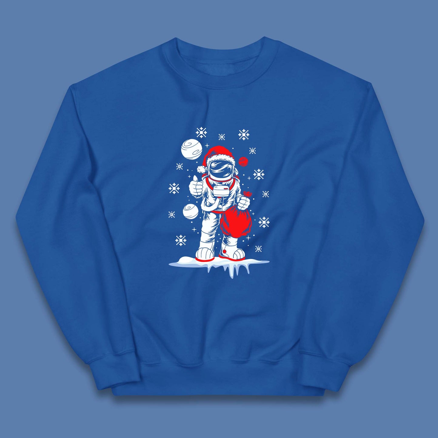 christmas astronaut santa jumper