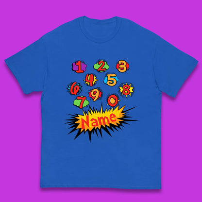 Personalised Number Day Kids T-Shirt