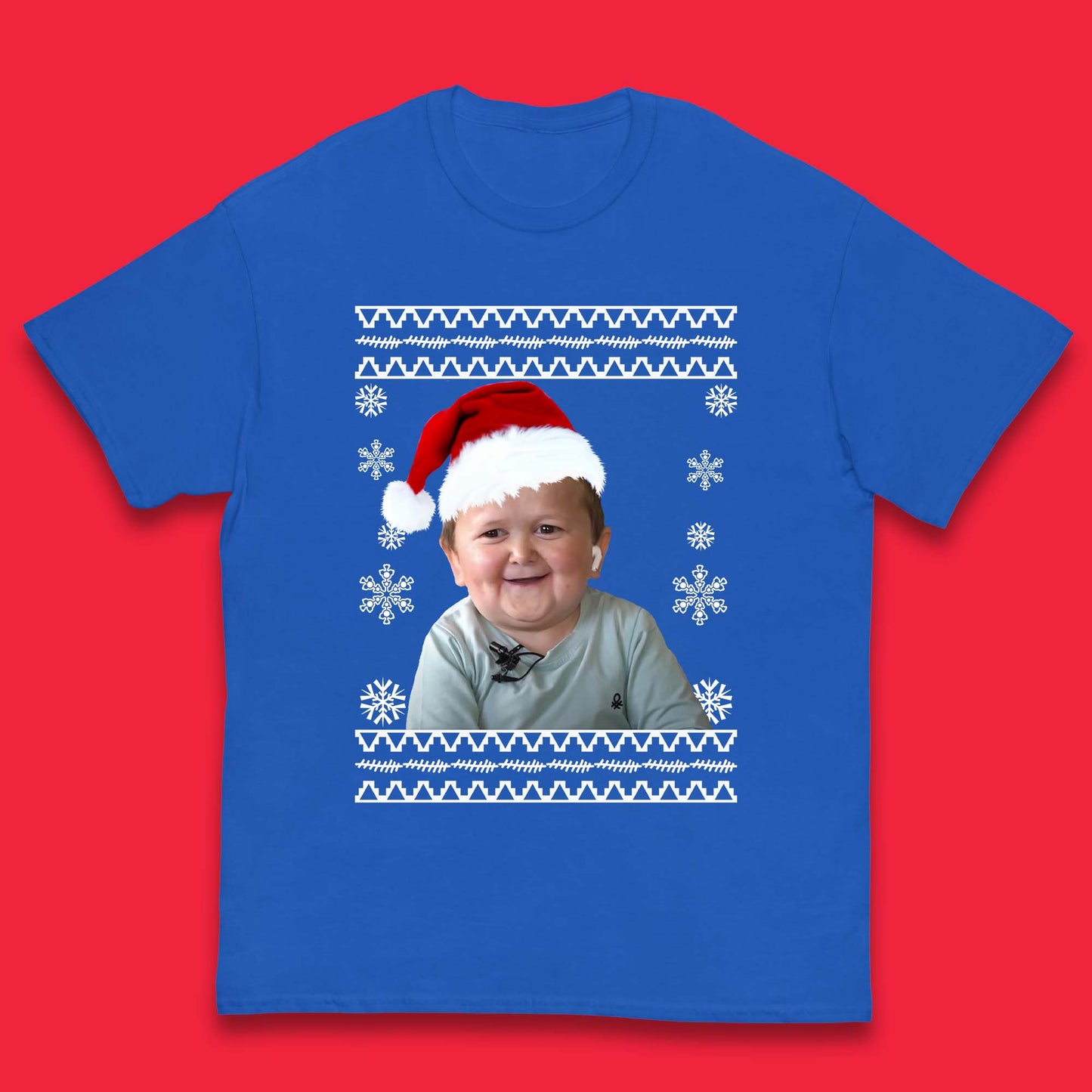 Santa Hasbulla Magomedov Christmas Kids T-Shirt