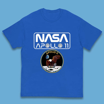 Nasa Apollo 11 First Lunar Landing Moon Rocket Astronomy Kids T Shirt