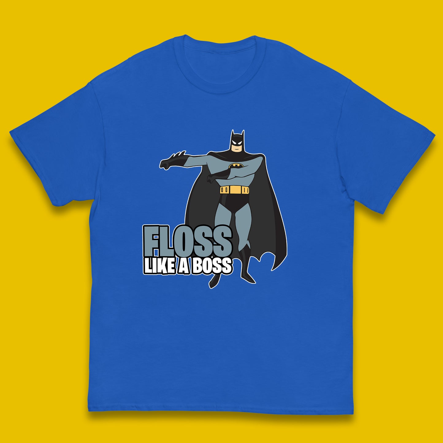 Batman Floss Like A Boss DC Comics Action Adventure Superheros Movie Character Kids T Shirt