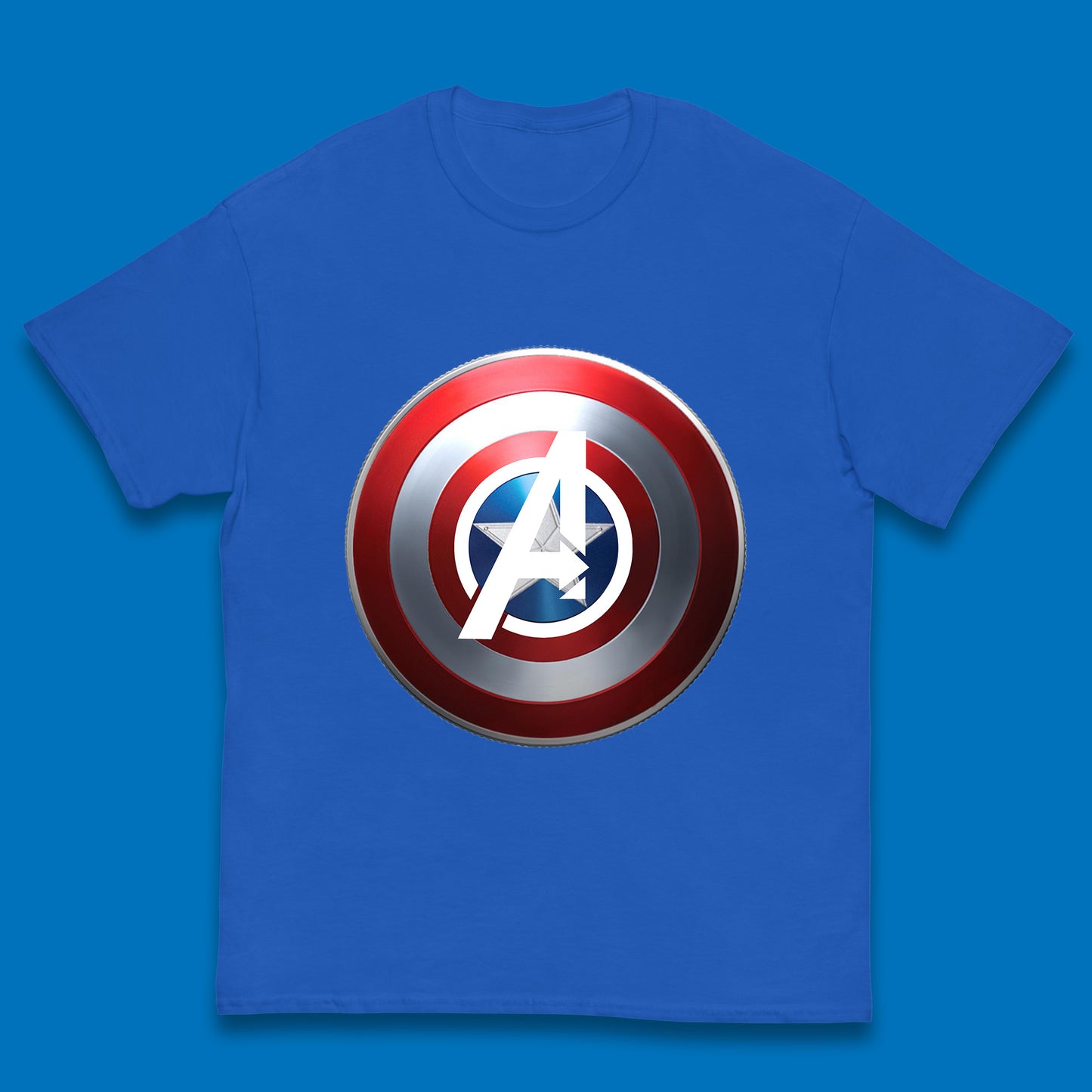 Captain America's Shield Marvel Avengers Captain America Cosplay The Captain Steven Rogers Kids T Shirt