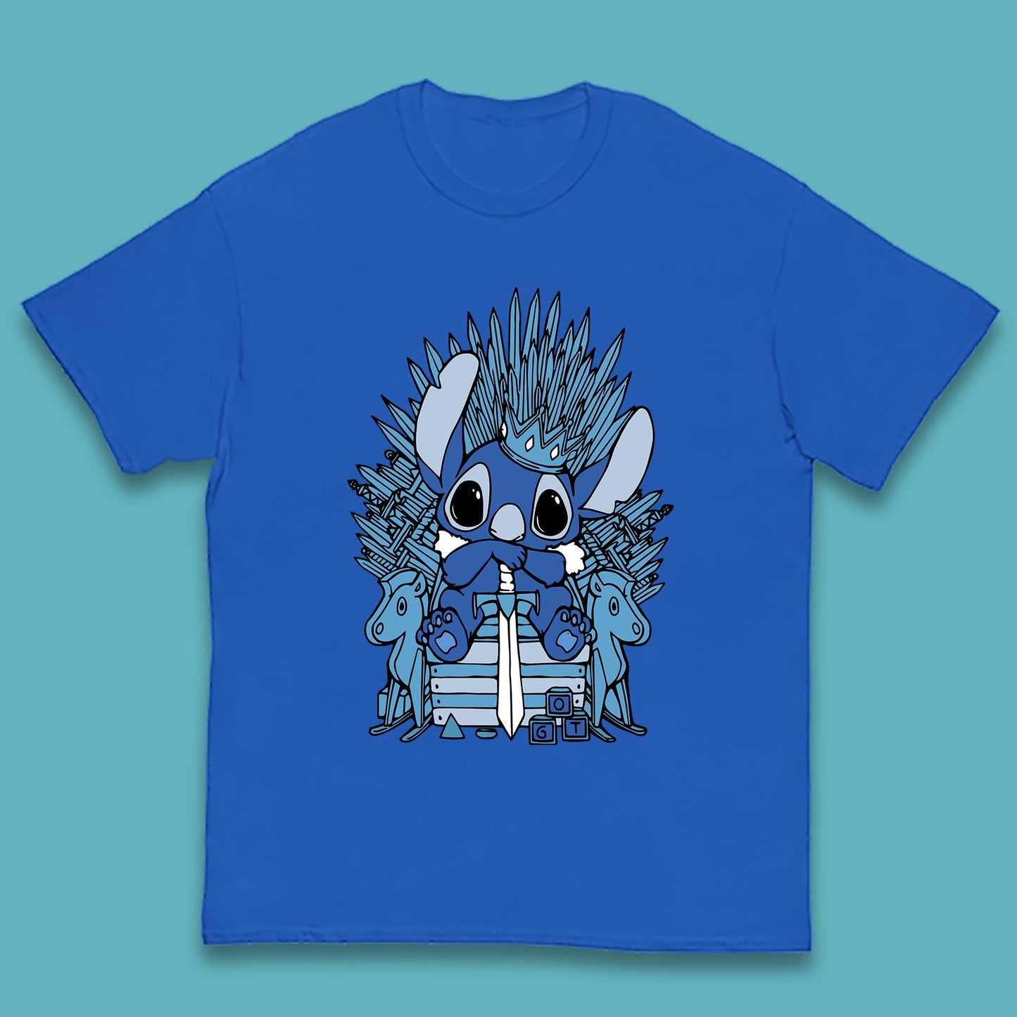 Disney Stitch Game Of Thrones Movie Parody The Throne Lilo And Stitch Kids T Shirt