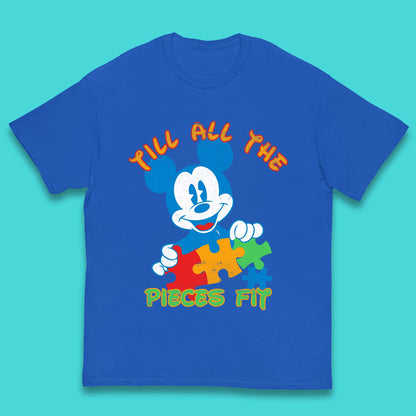 Autism Mickey Mouse Kids T-Shirt