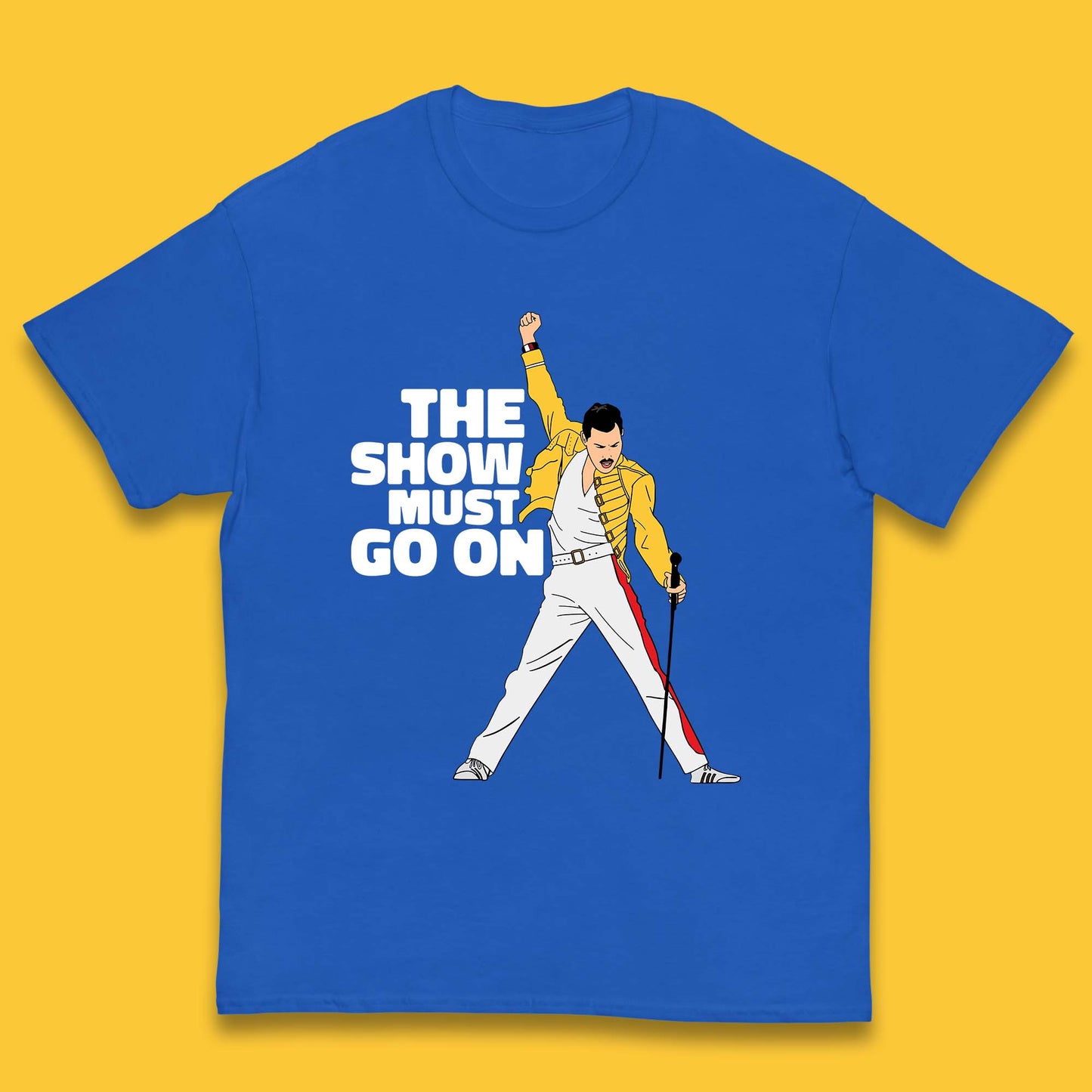 The Show Must Go On Freddie Mercury British Singer Songwriter Kids T Shirt