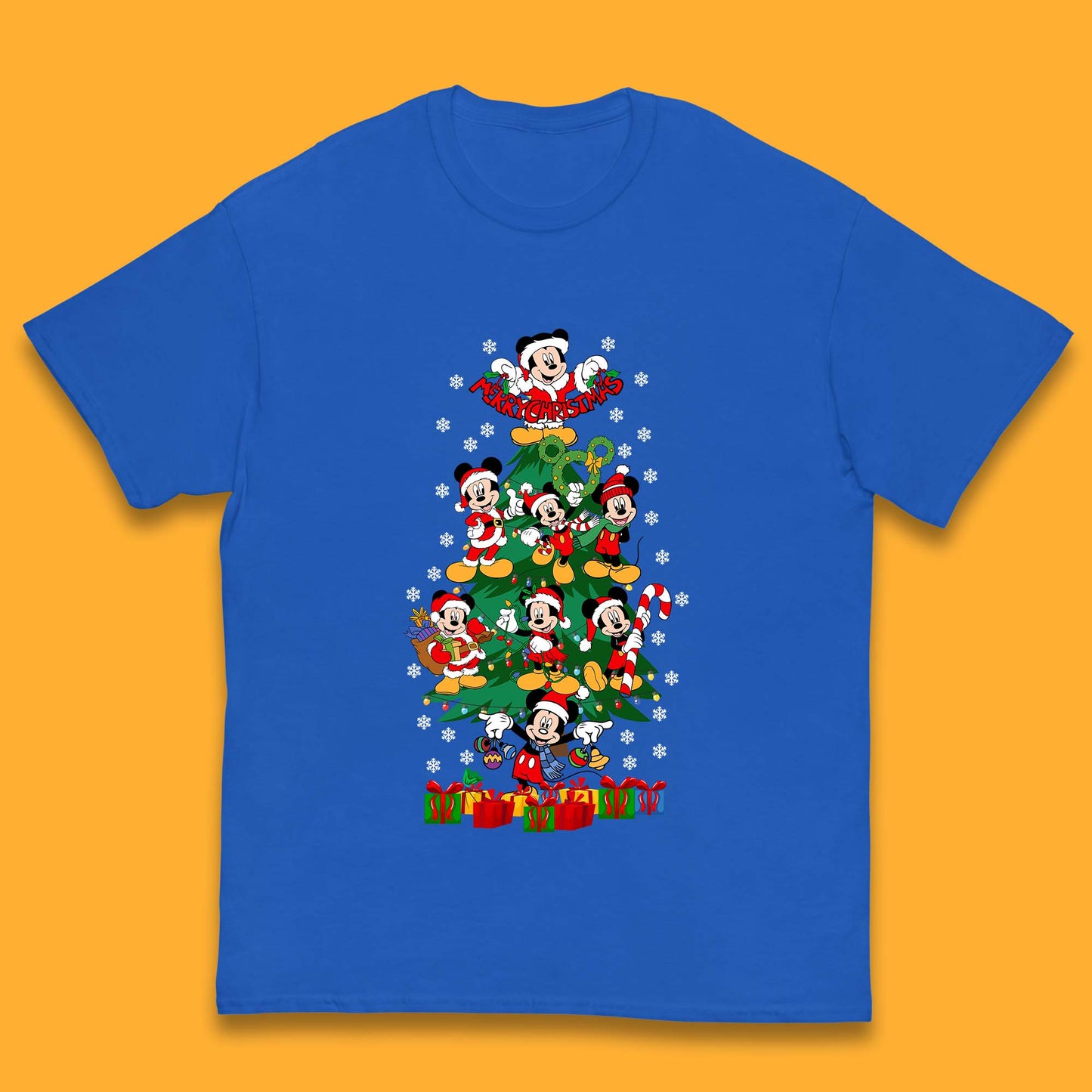 mickey mouse christmas tee