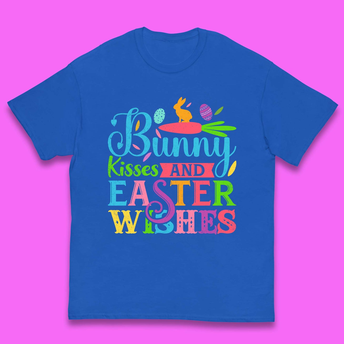 Bunny Kisses And Easter Wishes Kids T-Shirt