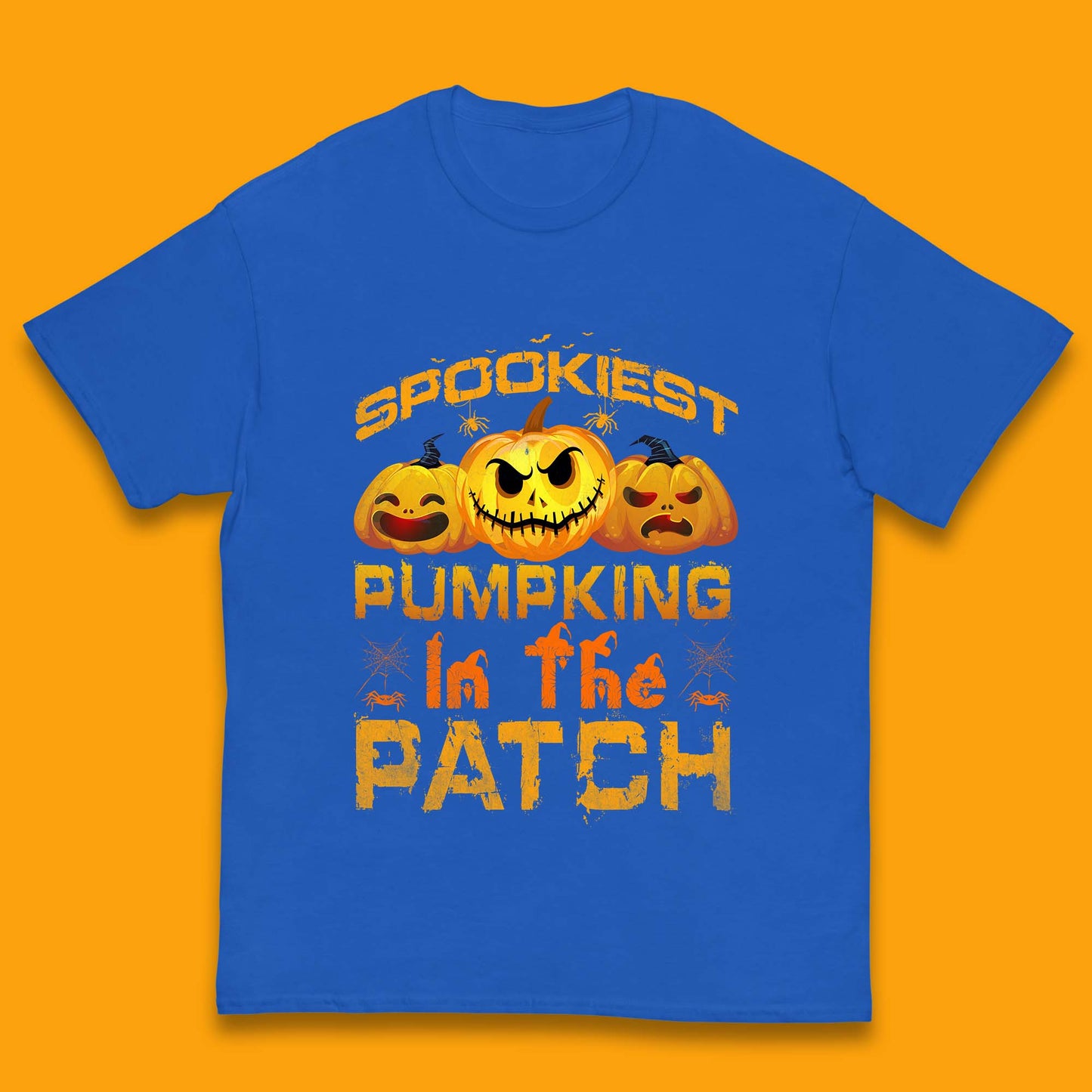 Spookiest Pumpkin In The Patch Spooky Season Happy Halloween Kids T Shirt