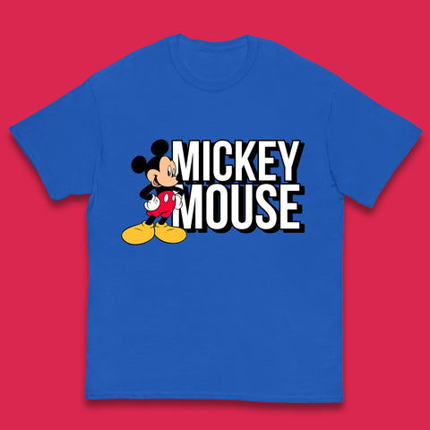 Disney Mickey Mouse Cartoon Character Disneyland Walt Disney Vacation Trip Disney World Kids T Shirt