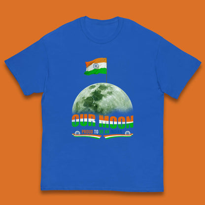 Our Moon Proud To Be An Indian Chandrayaan-3 Soft Landing To The Moon Kids T Shirt