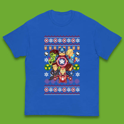 Christmas Avengers Superheroes Kids T-Shirt