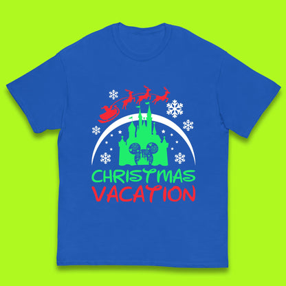 disney castle christmas t shirt