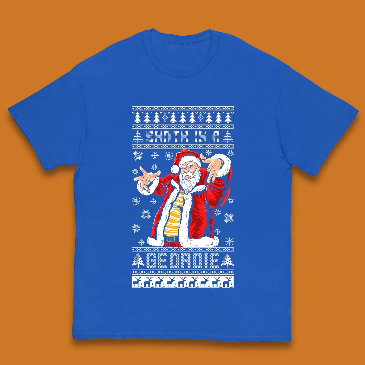 Santa Is A Gerodie Christmas Kids T-Shirt