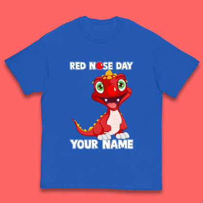 Personalised Red Nose Day Dragon Kids T-Shirt