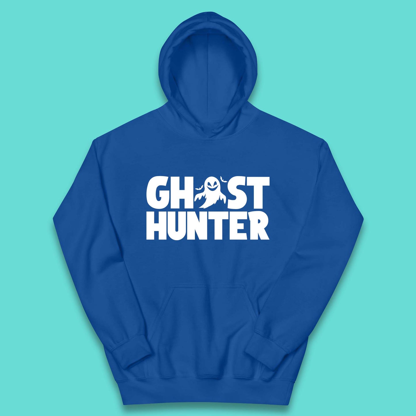 Ghost Hunter Halloween Haunted Ghostbusters Paranormal Investigator Kids Hoodie