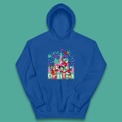 christmas disneyland kids hoodie