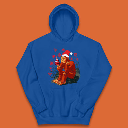 bigfoot christmas tree hoodie