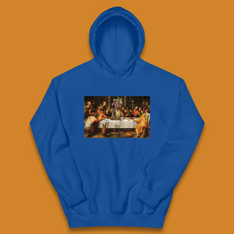 Jesus Quintana The Big Lebowski Dude Last Supper By Juan De Juanes Christmas Religious Christian Motives Kids Hoodie