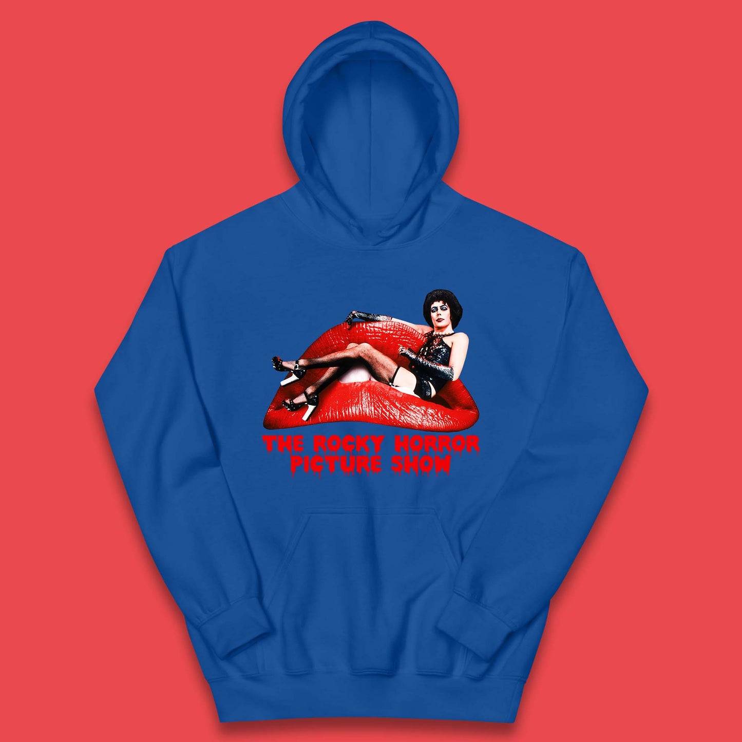 The Rocky Horror Show Halloween Horror Movie Red Lips Kids Hoodie