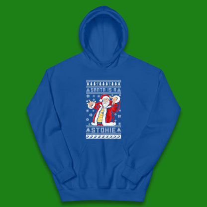 Santa is A Stokie Christmas Kids Hoodie