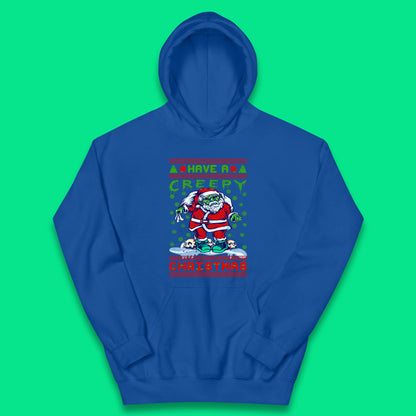 zombie santa claus hoodie