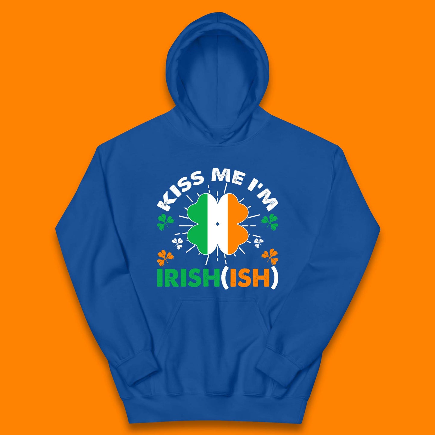 Kiss Me I'm Irish Kids Hoodie