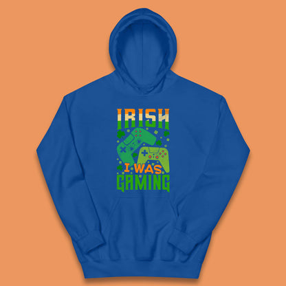 Irish I Was Gaming Kids Hoodie