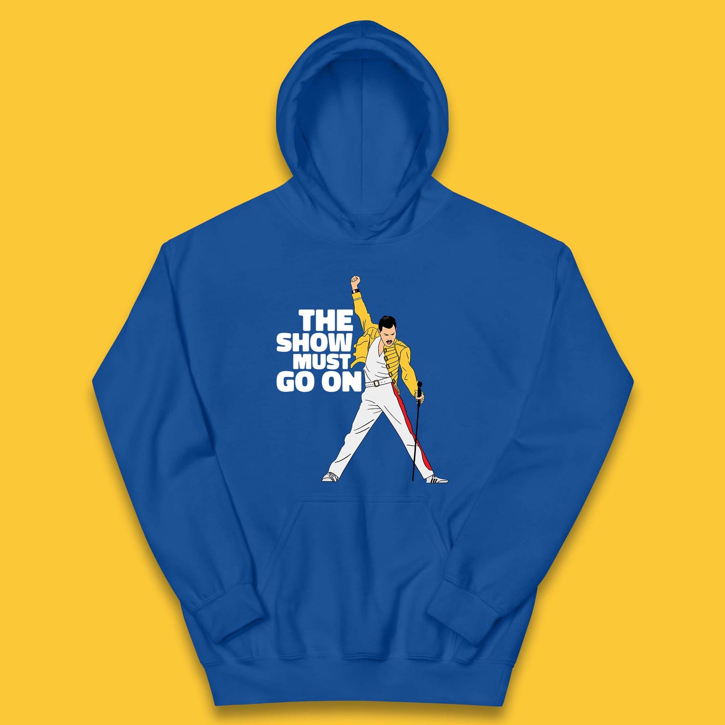 The Show Must Go On Freddie Mercury British Singer Songwriter Kids Hoodie