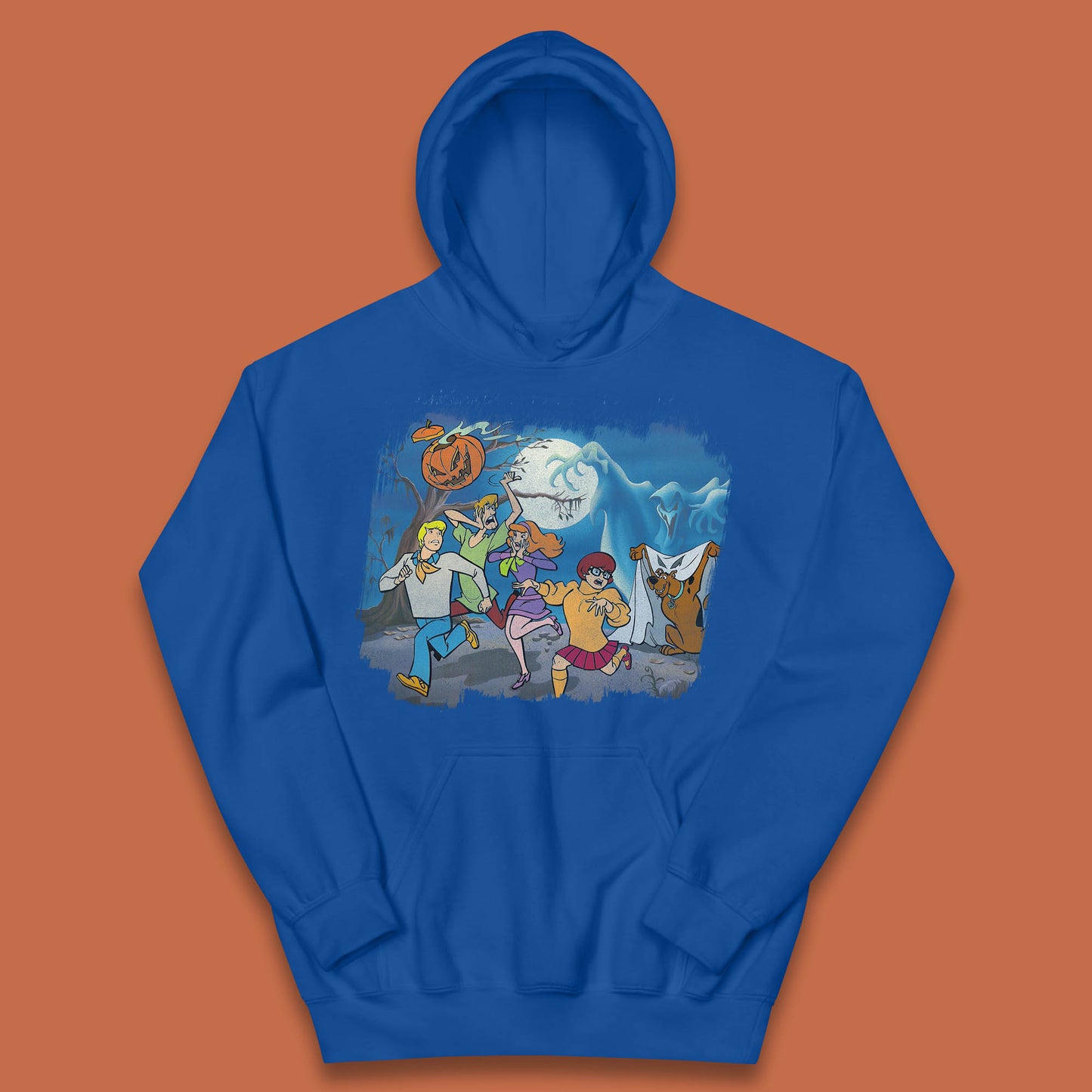 Scooby Doo & Gang Halloween Horror Scary Ghost Haunted Scary Night Kids Hoodie