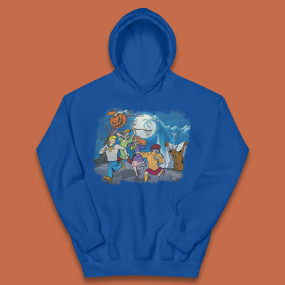 Scooby Doo & Gang Halloween Horror Scary Ghost Haunted Scary Night Kids Hoodie