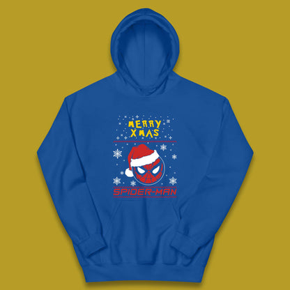 Merry Xmas Spider-Man Kids Hoodie