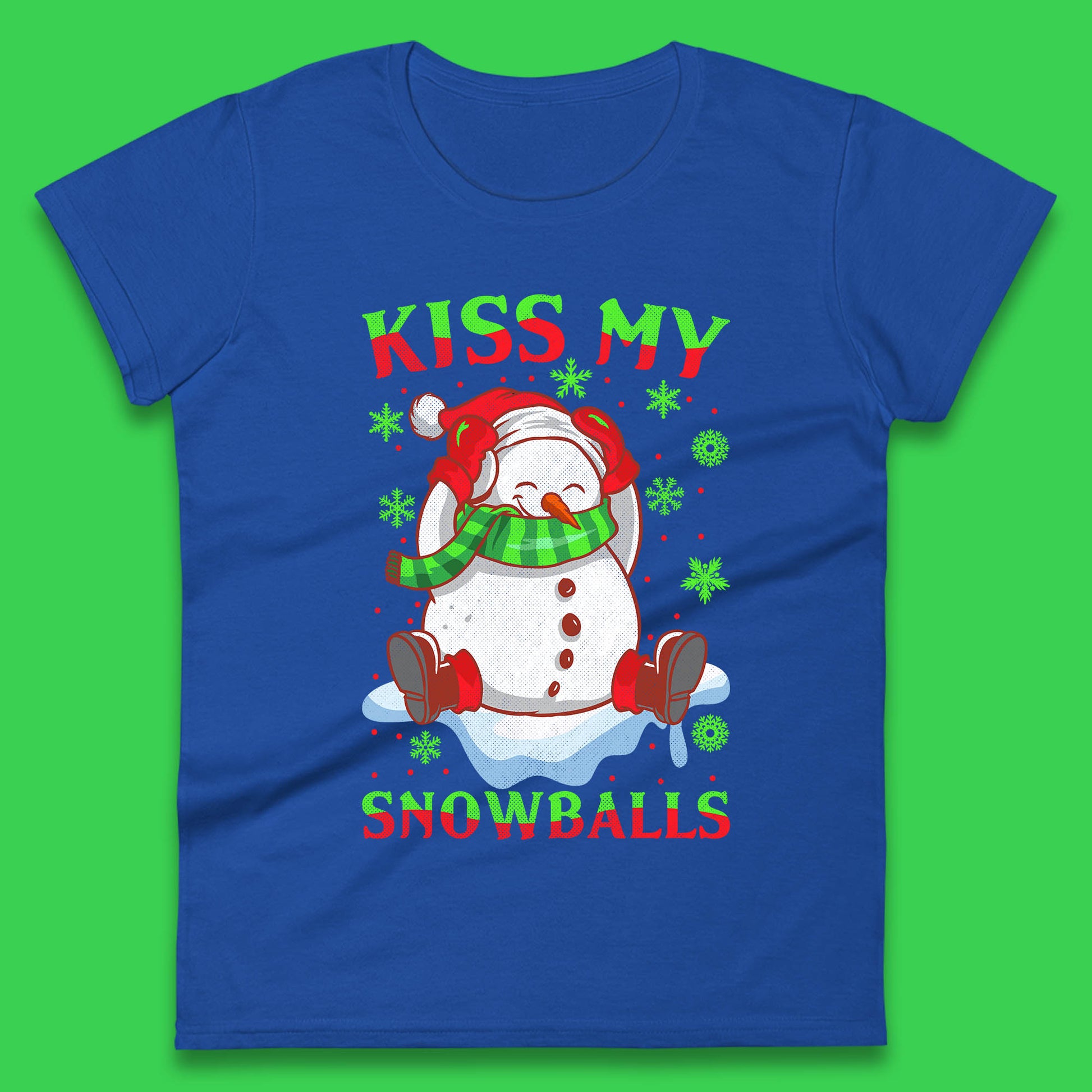 snowman womens t shirt