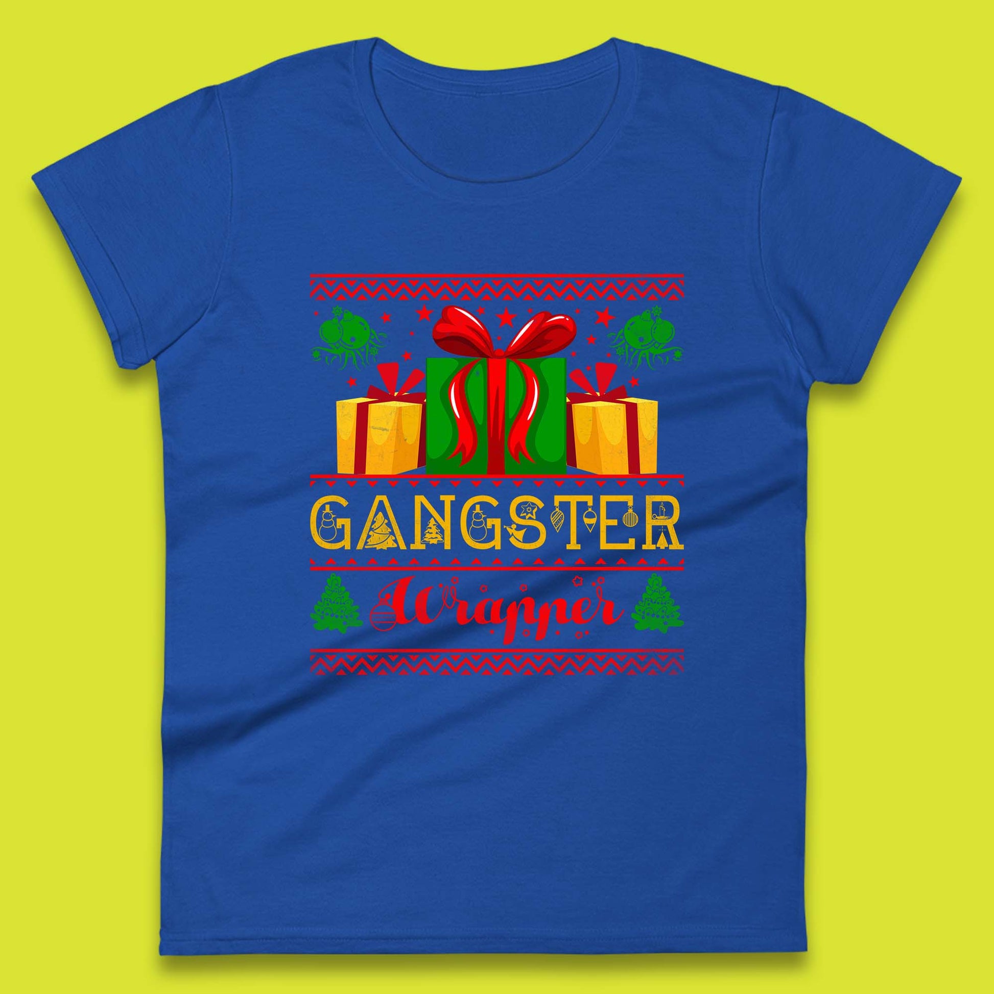 gangster wrapper womens top