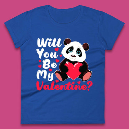 Panda Valentine Womens T-Shirt