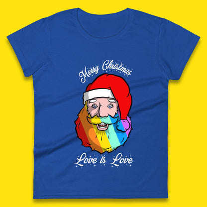 Gay Santa Christmas Womens T-Shirt