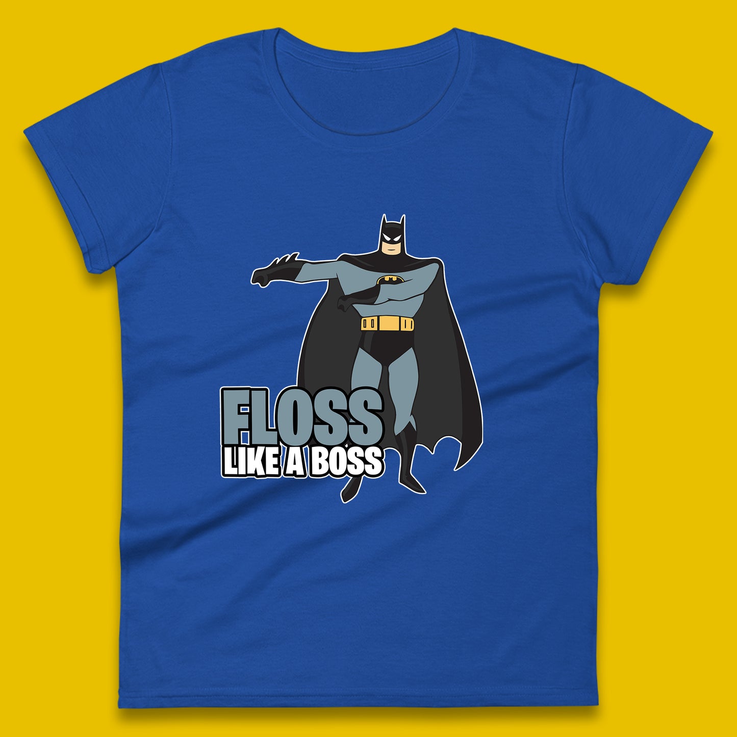 Batman Floss Like A Boss DC Comics Action Adventure Superheros Movie Character Womens Tee Top