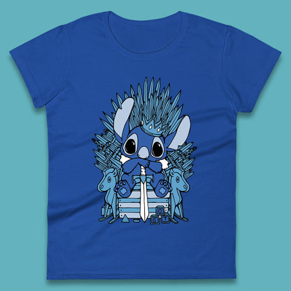 Disney Stitch Game Of Thrones Movie Parody The Throne Lilo And Stitch Womens Tee Top