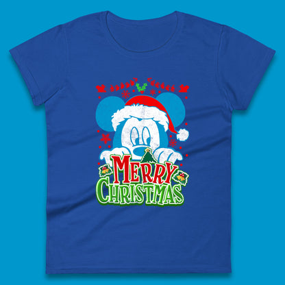 mickey mouse christmas womens t shirt