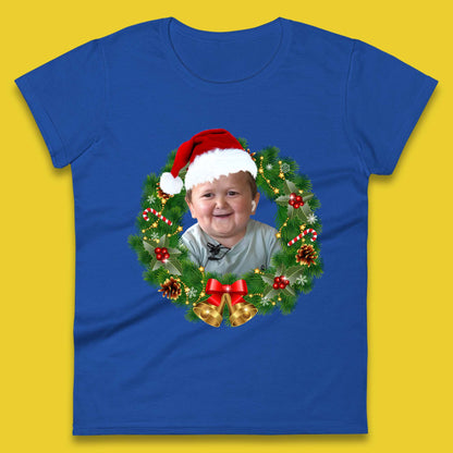 Santa Hasbulla Christmas Womens T-Shirt