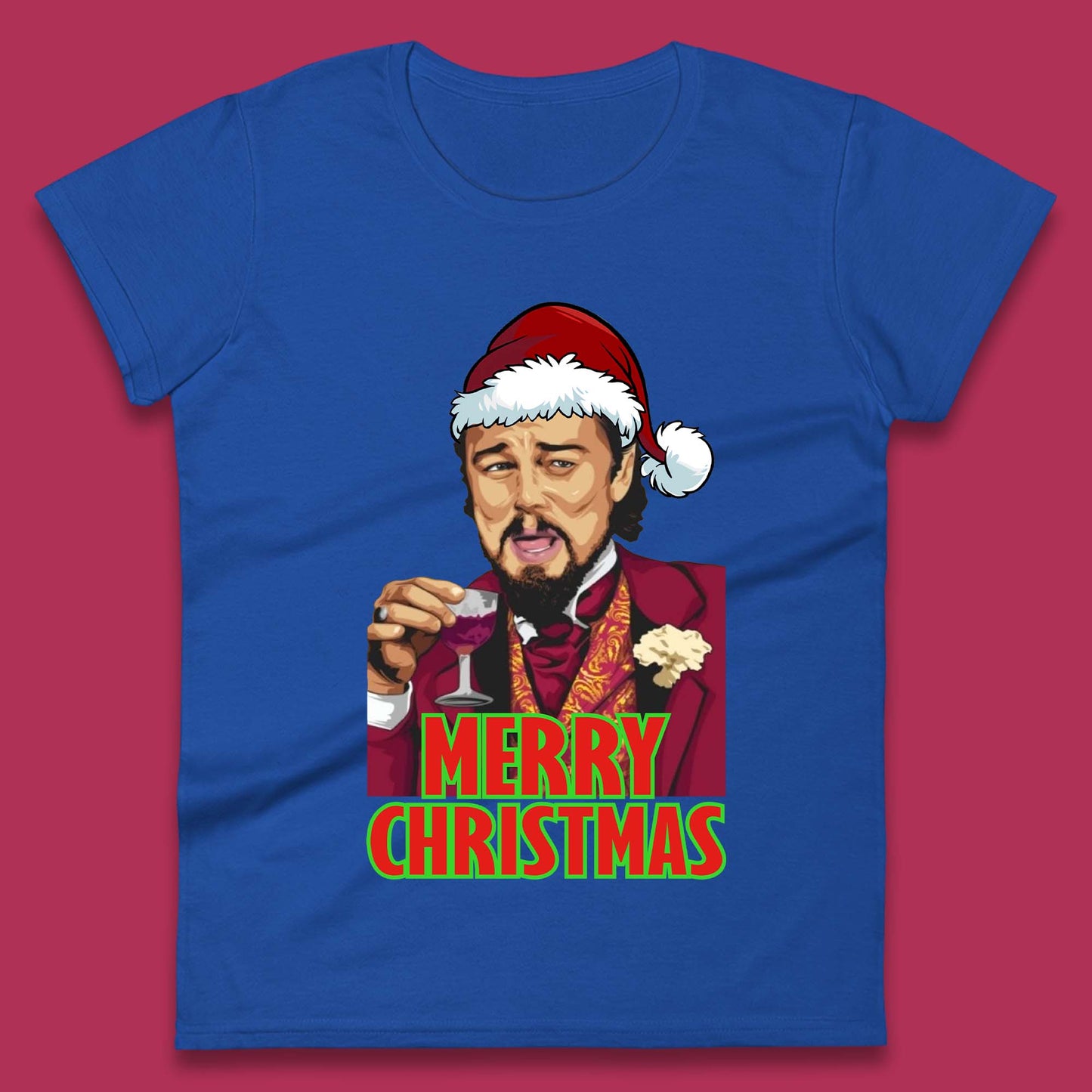 Leonardo DiCaprio Christmas Womens T-Shirt