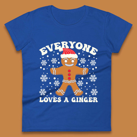 Gingerbread Christmas Womens T-Shirt