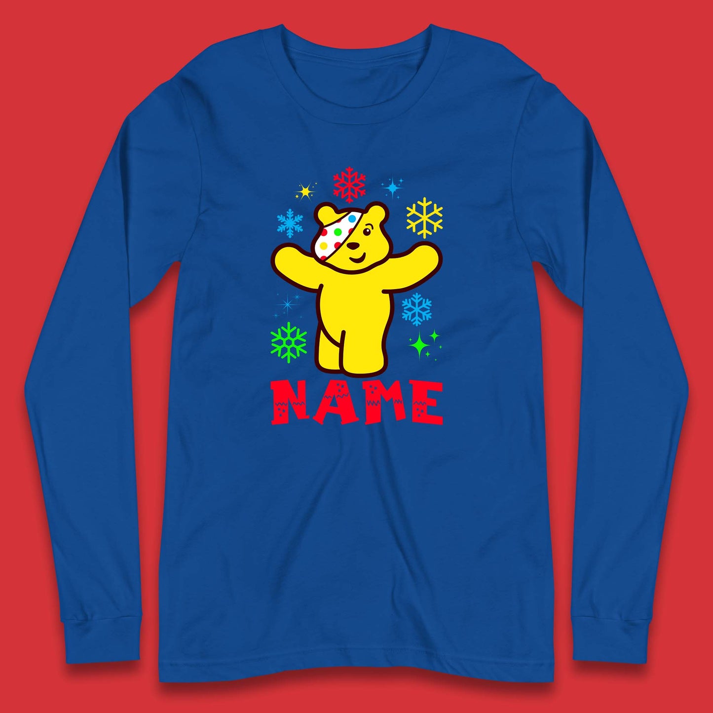 pudsey bear long sleeve t shirt