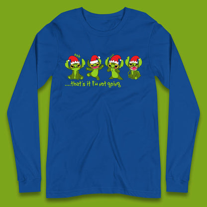 Grinch Stitch Christmas Long Sleeve T-Shirt