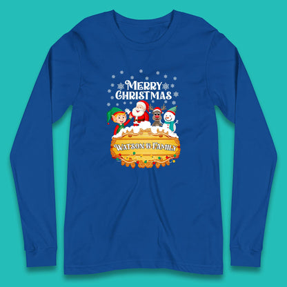 watson family christmas long sleeve t shirt