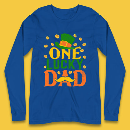 One Lucky Dad Patrick's Day Long Sleeve T-Shirt