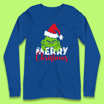 merry christmas grinch long sleeve t shirt