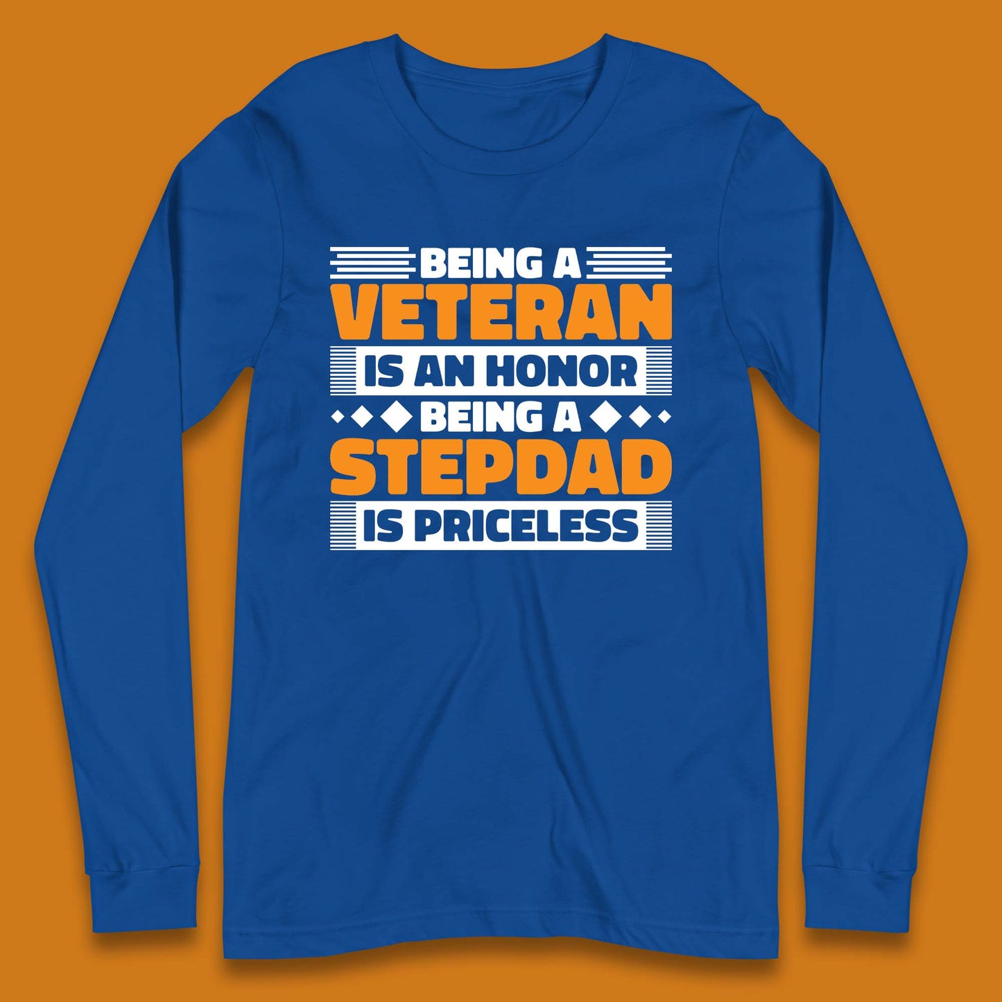 Veteran Stepdad Long Sleeve T-Shirt