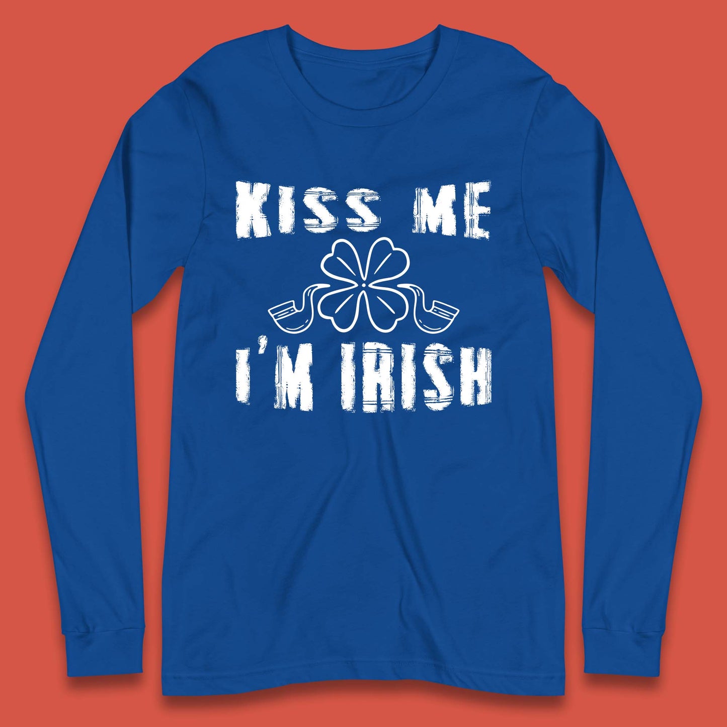 Kiss Me I'm Irish St. Patrick's Day Long Sleeve T-Shirt